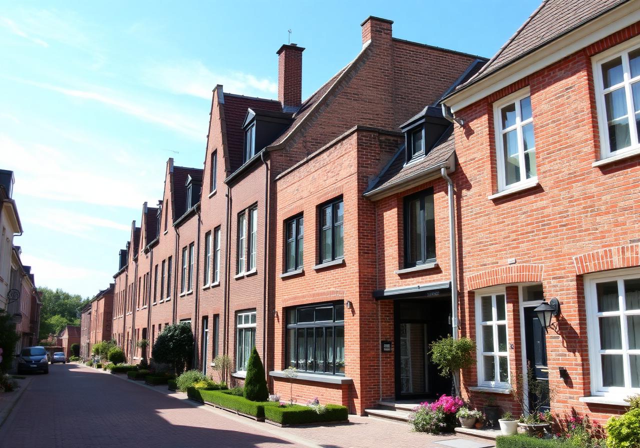 Belgische woonstraat